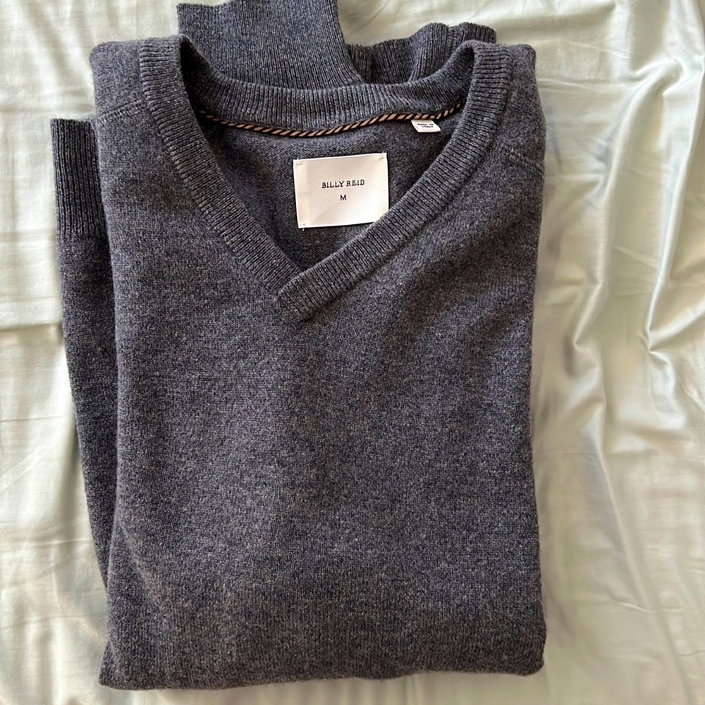 Billy Reid American V-Neck Sweater